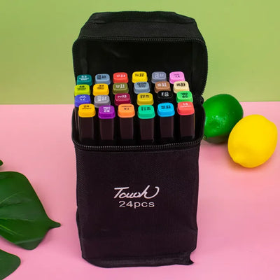 Master Artist's 24,36,48 Copic Twin Double-Headed Alcohol Ink Markers