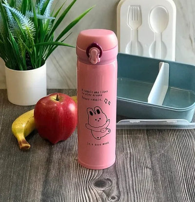 500ml Insulated Kids Water Bottle – Leakproof Stainless Steel Thermos with 12-Hour Temperature Control!
