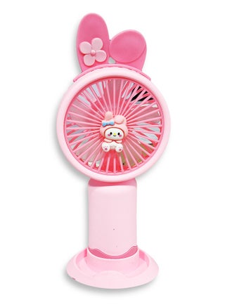 Cartoon USB Handheld Fan – Rechargeable Mini Fan for Kids & Adults!