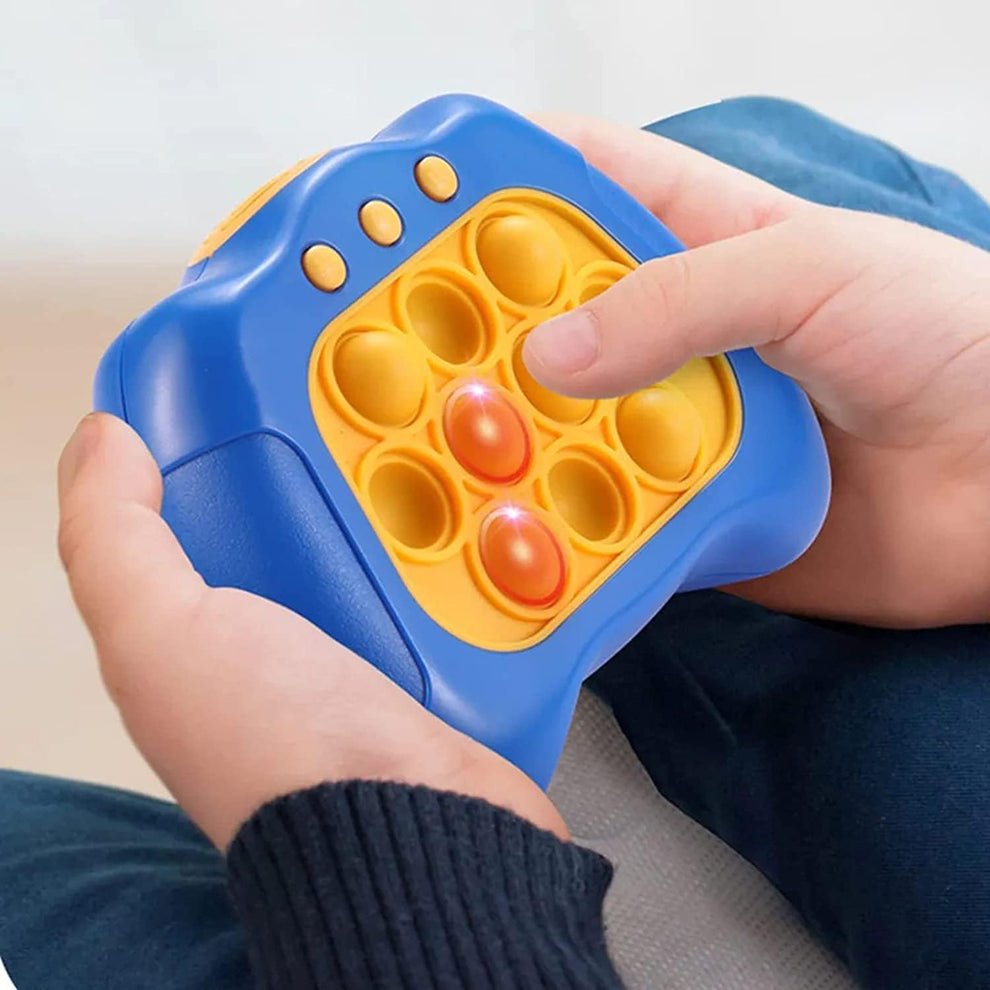 Pop It Fidget Game - Quick Push Sensory Toy (Random Color) - Stress Relief Popper Bubble Game for Kids & Adults