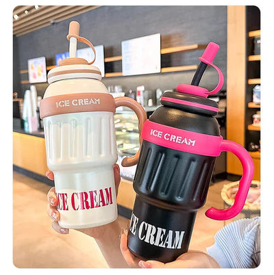 FrostyFun Ice Cream Water Bottle – Sweet Hydration with a Twist!