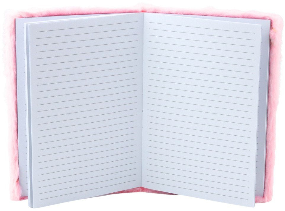 Crystal Heart Notebook – Pink Lined A5 Journal with 80 Pages!