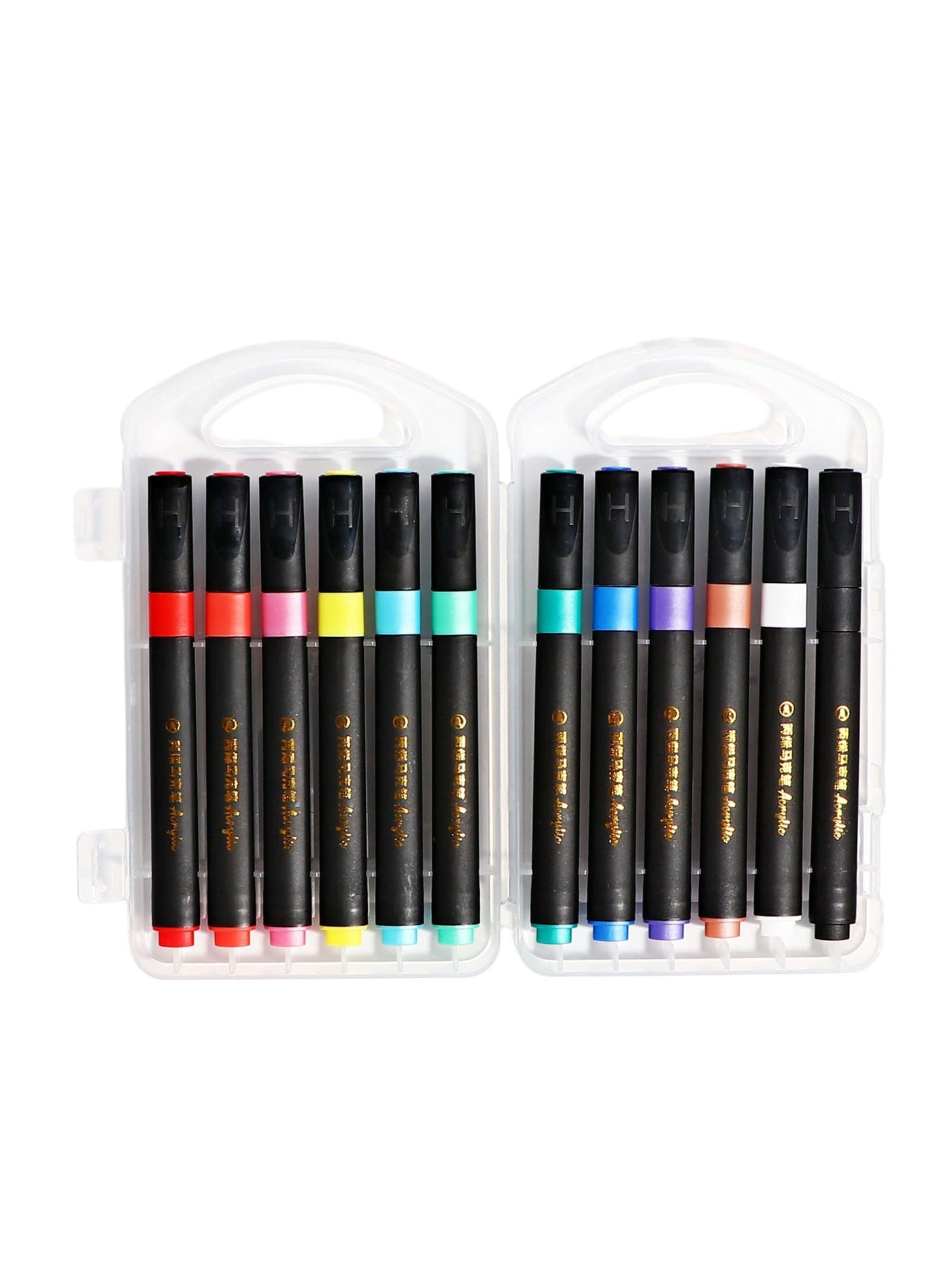 Acrylic Marker Set - Bold & Vibrant Paint Markers for Multi-Surface Art