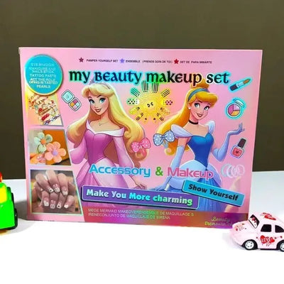 2-in-1 Beauty Makeup Kit – Portable Cosmetic Toy for Girls!