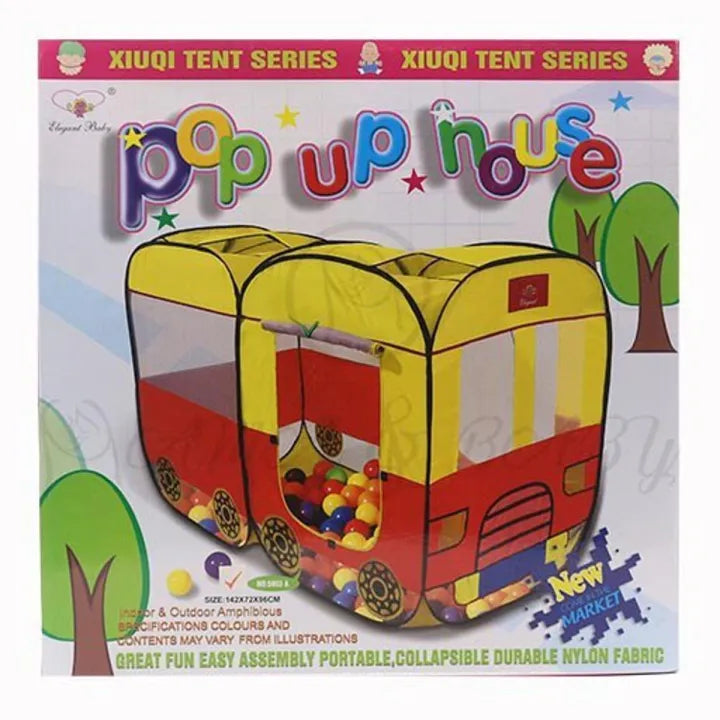 Magic Pop-Up Play House for Kids - Instant Indoor/Outdoor Foldable Tent with Carry Bag