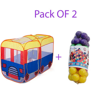 Magic Pop-Up Play House for Kids - Instant Indoor/Outdoor Foldable Tent with Carry Bag