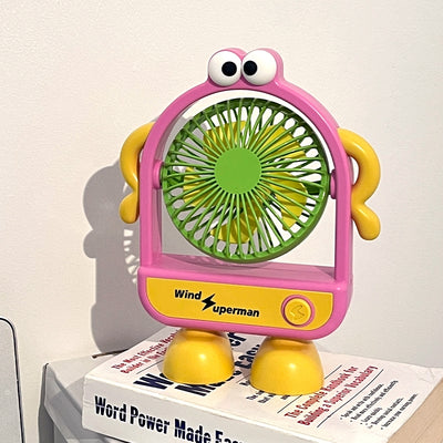 USB Mini Fan – Super Strong Wind, Portable Desk & Outdoor Fan!