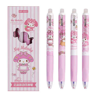 My Melody Pink Erasable - Press Gel Pen Set of 4