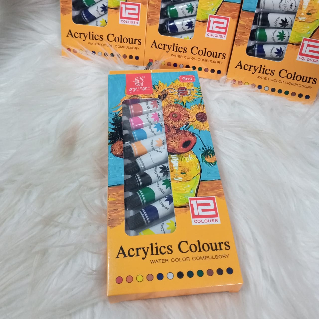 NEW ARRIVAL Acrylic Colour Set – Vibrant, Quick-Drying Paints for Every Canvas!