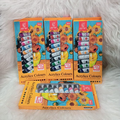 NEW ARRIVAL Acrylic Colour Set – Vibrant, Quick-Drying Paints for Every Canvas!