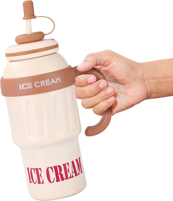 FrostyFun Ice Cream Water Bottle – Sweet Hydration with a Twist!