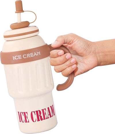 FrostyFun Ice Cream Water Bottle – Sweet Hydration with a Twist!