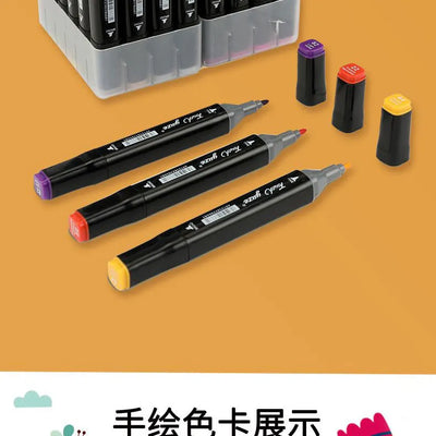 Master Artist's 24,36,48 Copic Twin Double-Headed Alcohol Ink Markers