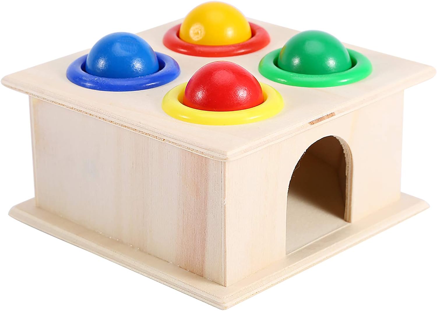 Wooden Montessori Hammer Toy – Educational Whack-a-Mole Game for Toddlers!