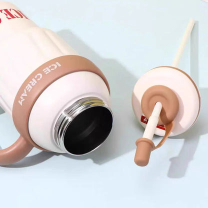 FrostyFun Ice Cream Water Bottle – Sweet Hydration with a Twist!