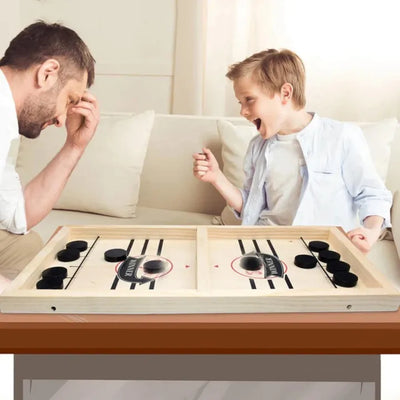 Pucket Board Game – Fast-Paced Wooden Table Game for Kids & Adults!