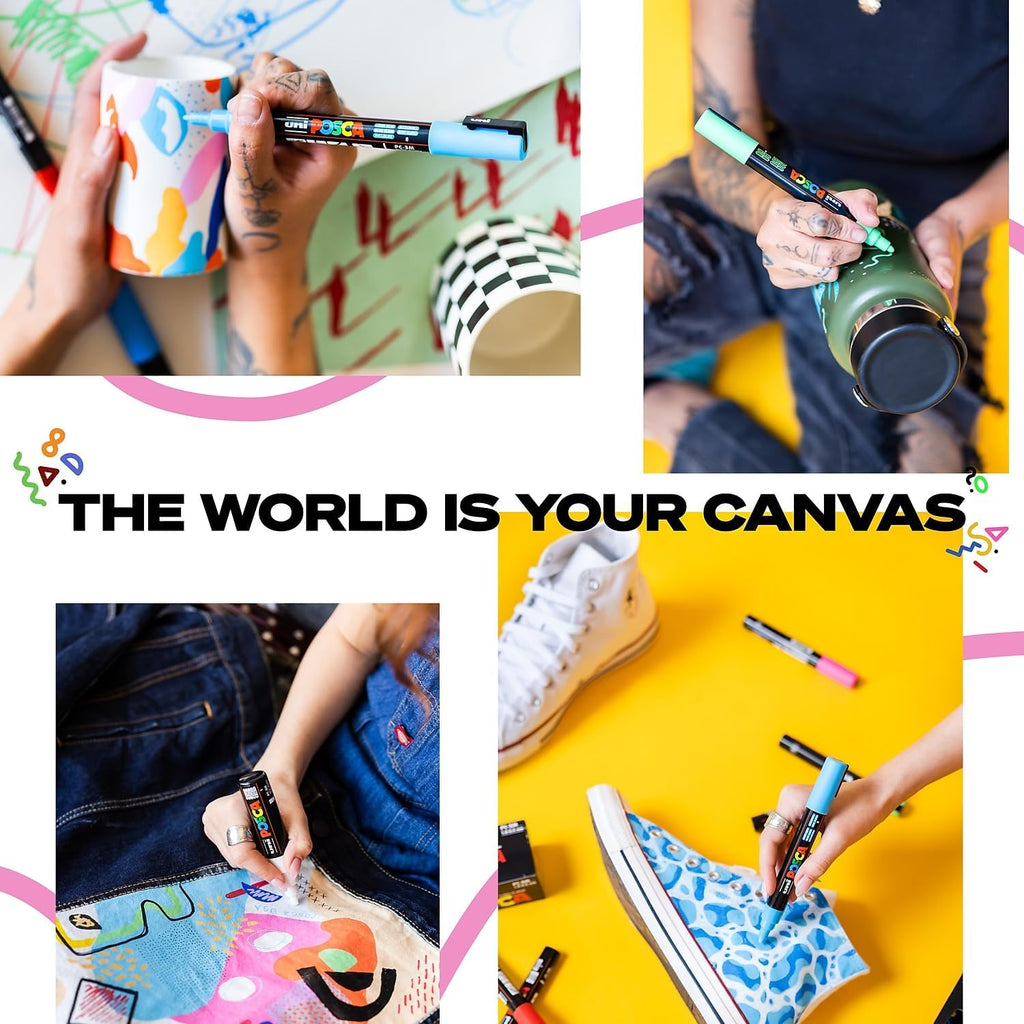 Creative Art Pro Pack – POSCA Paint Markers (Medium Point)