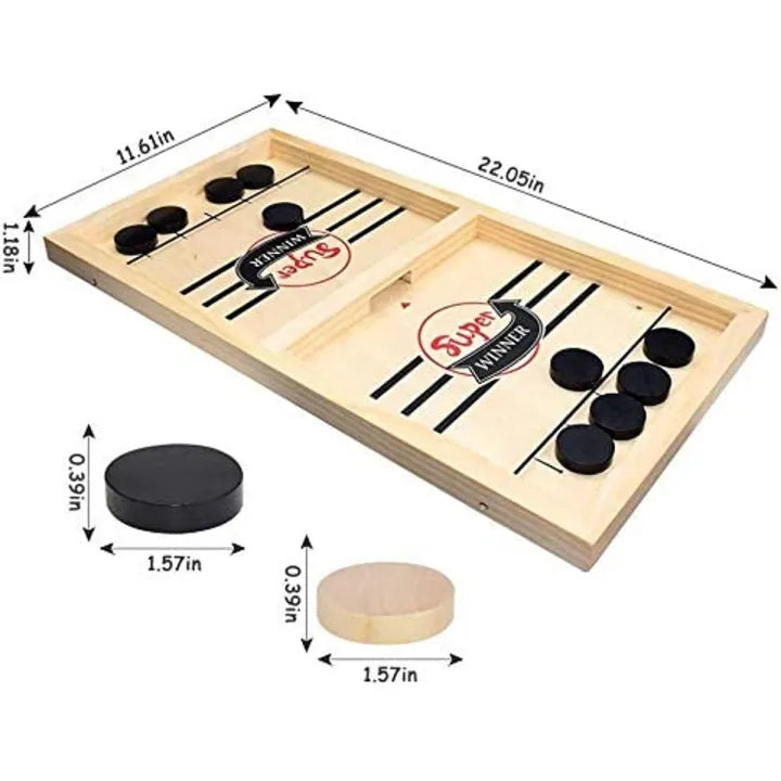 Pucket Board Game – Fast-Paced Wooden Table Game for Kids & Adults!