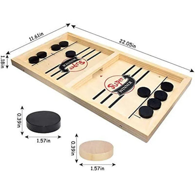 Pucket Board Game – Fast-Paced Wooden Table Game for Kids & Adults!