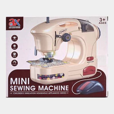 Kids Electric Sewing Machine Toy - Mini Portable Sewing Machine for Beginners, Educational Craft Toy for Girls & Boys Ages 6+