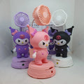 Sanrio Kuromi USB Desktop Fan – Retractable, Rechargeable, and Cute!