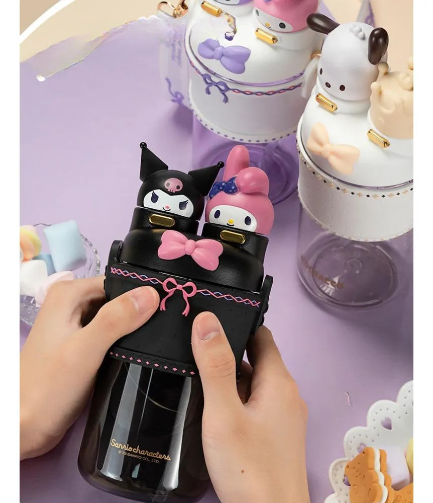Fashion Cartoon Vacuum Water Bottle – Stylish