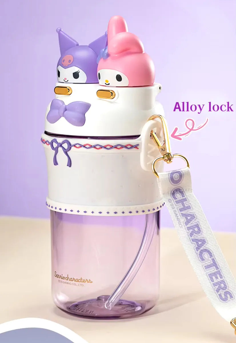 Fashion Cartoon Vacuum Water Bottle – Stylish