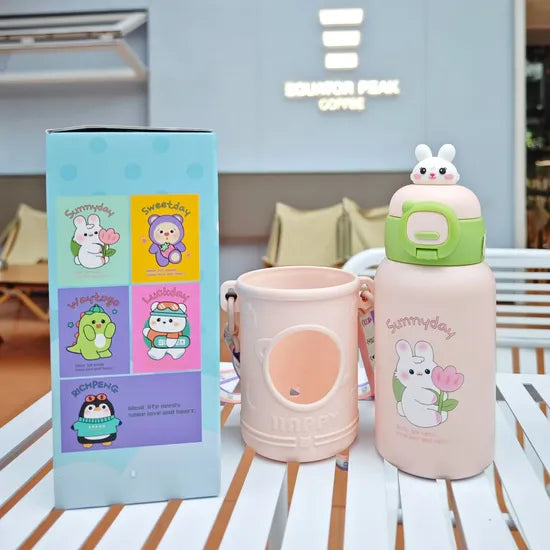 Premium Steel Water Bottle – Imported High-Qidity Hydration for Kids!