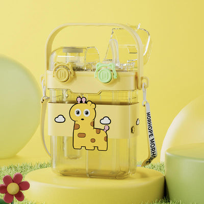 Dual-Chamber Spinner Water Bottle – Imported Premium Fun & Function!