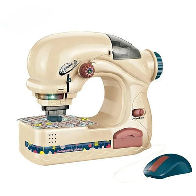 Kids Electric Sewing Machine Toy - Mini Portable Sewing Machine for Beginners, Educational Craft Toy for Girls & Boys Ages 6+