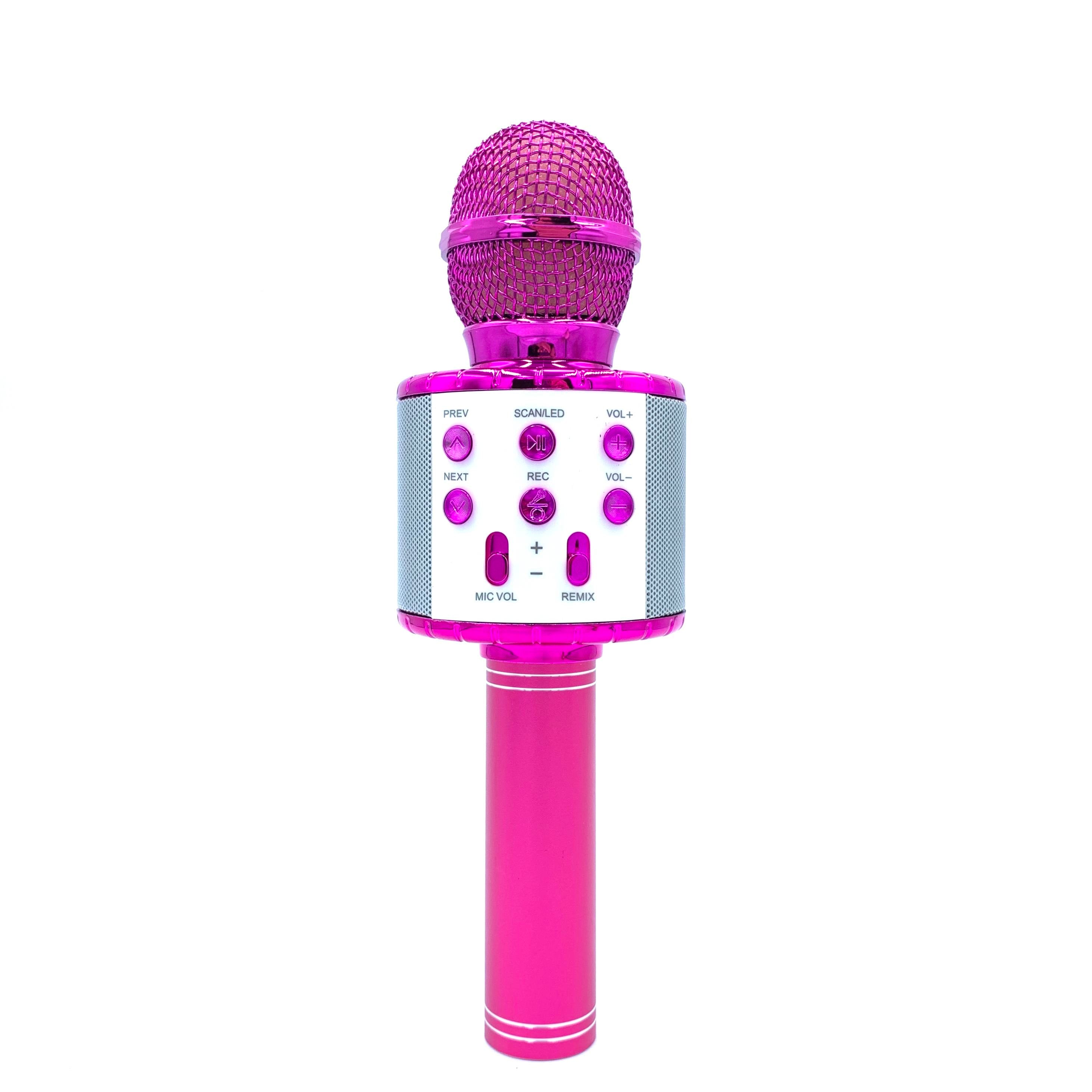 Wireless Karaoke Microphone with Bluetooth Speaker - Portable Rechargeable Singing Mic for Kids & Adults, Compatible with Smartphone, PC, Music Apps | Party Entertainment Gift (Multiple Colors)