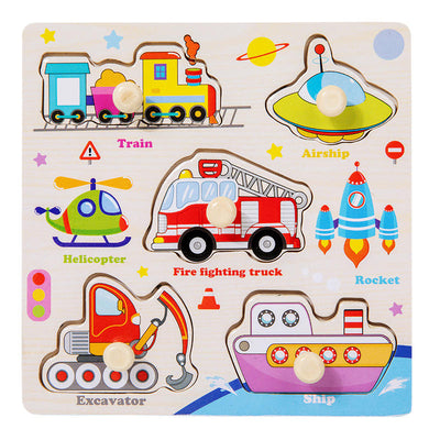 Keep Smiling Educational Wooden Board – Multifunctional Learning Toy for Kids!