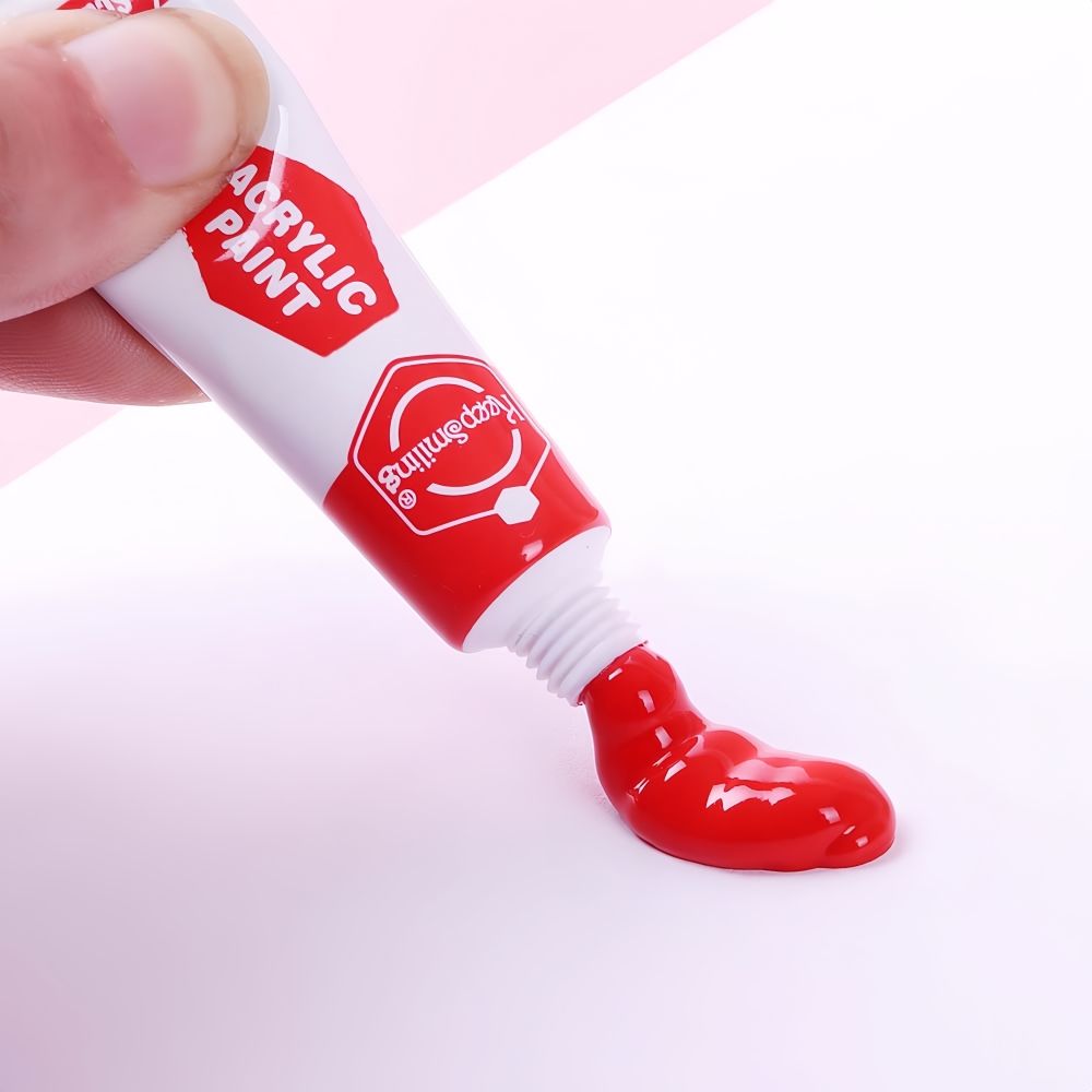 Keep Smiling Glass Painting Set – 12 Vibrant 6ml Tubes for Stunning Waterproof Art!