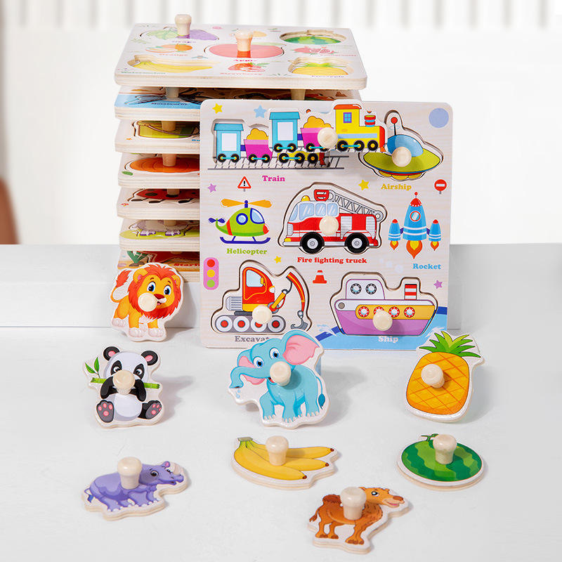 Keep Smiling Educational Wooden Board – Multifunctional Learning Toy for Kids!