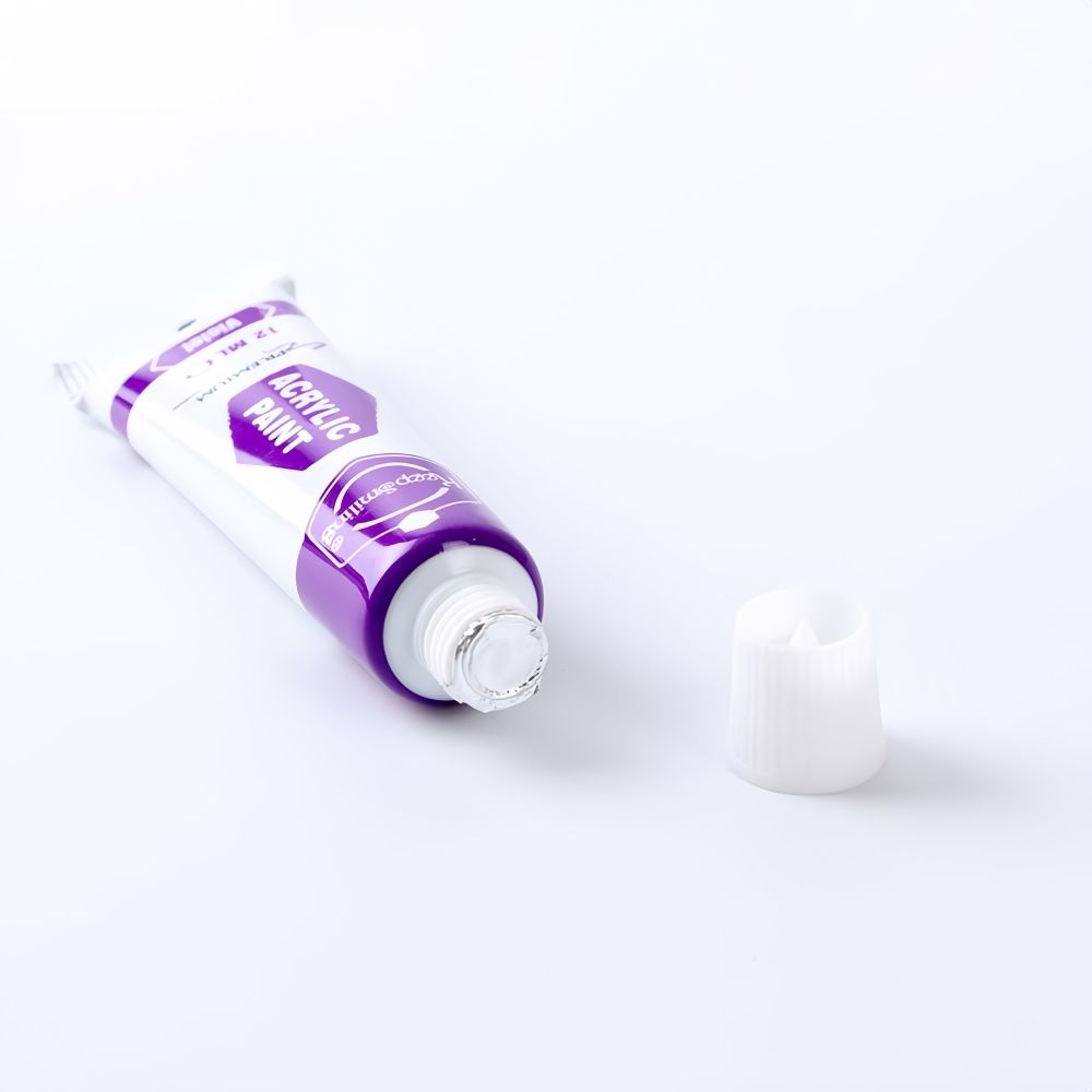 Smiling 12 Colors 12ml Artist Painting Waterproof Non-Fading Fabric Color Paint Set for Clothes