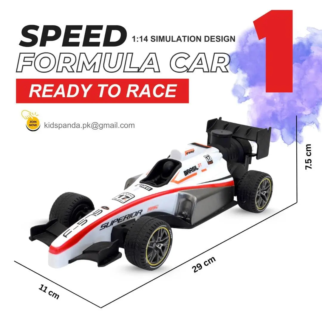 F1 High-Speed Remote Control Car – Rechargeable RC Racing Vehicle for Kids!
