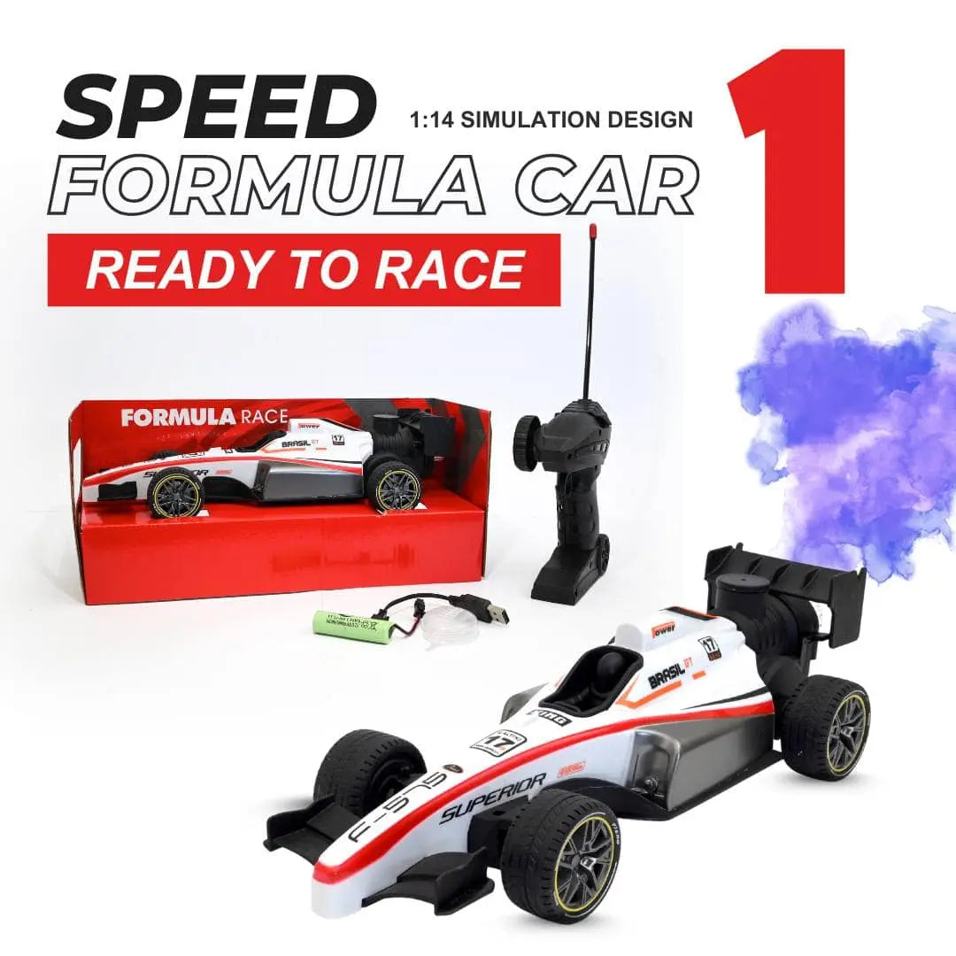 F1 High-Speed Remote Control Car – Rechargeable RC Racing Vehicle for Kids!