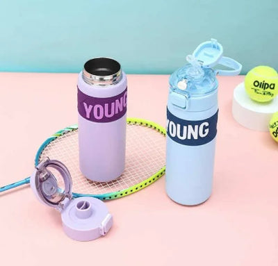 Young Explorer Steel Water Bottle – Premium Imported Hydration for Kids & Teens!