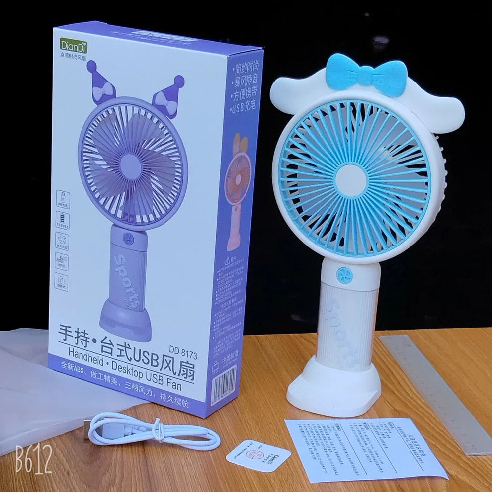Kawaii Sanrio Handheld Fan – Portable, Cute & Cool!