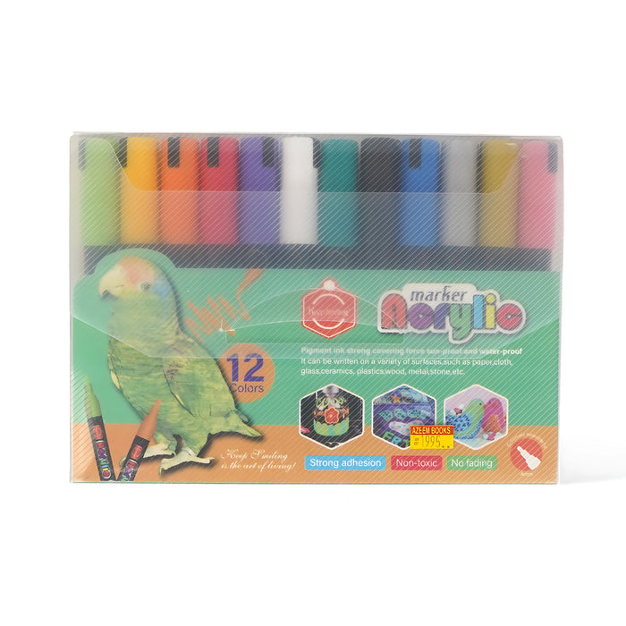 Keep Smiling Acrylic Marker AP1024 24Pcs