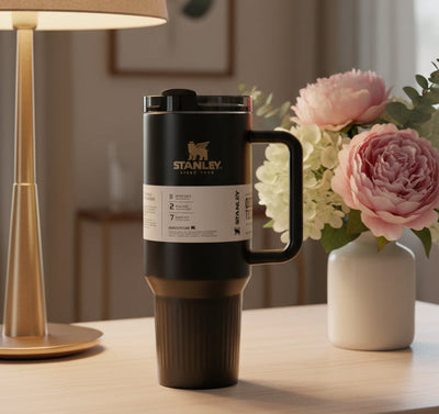 40oz Stanley Vacuum Flask Tumbler - FlowState Lid with Acrylic Straw & Leak-Proof Design