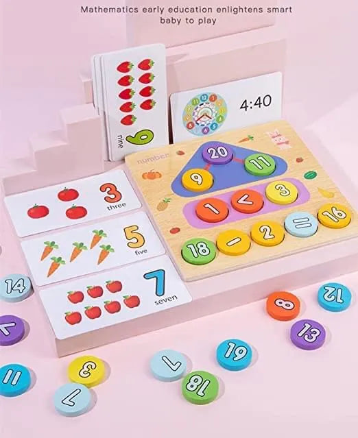 Two-in-One Digital Clock – Early Educational Math Toy for Kids!