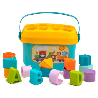Baby Shape Sorter Toy - ABC & Shape Learning Game for Toddlers 18+ Months, Early Educational Developmental Sorting Toy