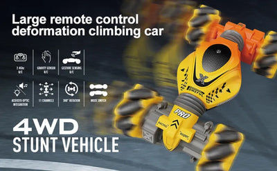 4WD RC Car Toy 2.4G Radio Remote Control Cars RC Watch Gesture Sensor Rotation Twist Stunt Drift Vehicle Toy for Children Kids