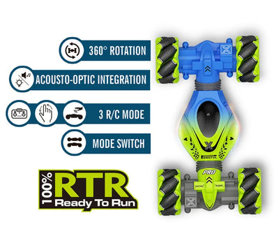 4WD RC Car Toy 2.4G Radio Remote Control Cars RC Watch Gesture Sensor Rotation Twist Stunt Drift Vehicle Toy for Children Kids