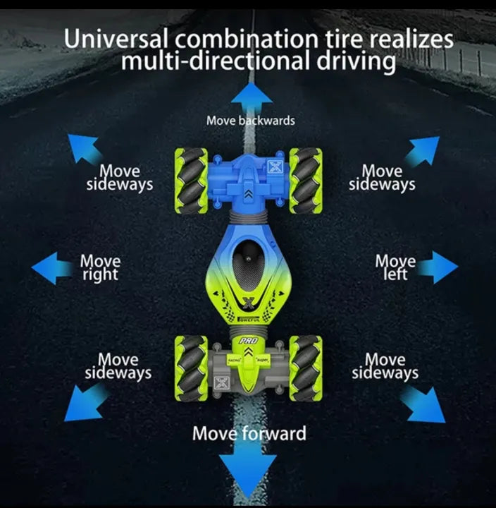 4WD RC Car Toy 2.4G Radio Remote Control Cars RC Watch Gesture Sensor Rotation Twist Stunt Drift Vehicle Toy for Children Kids