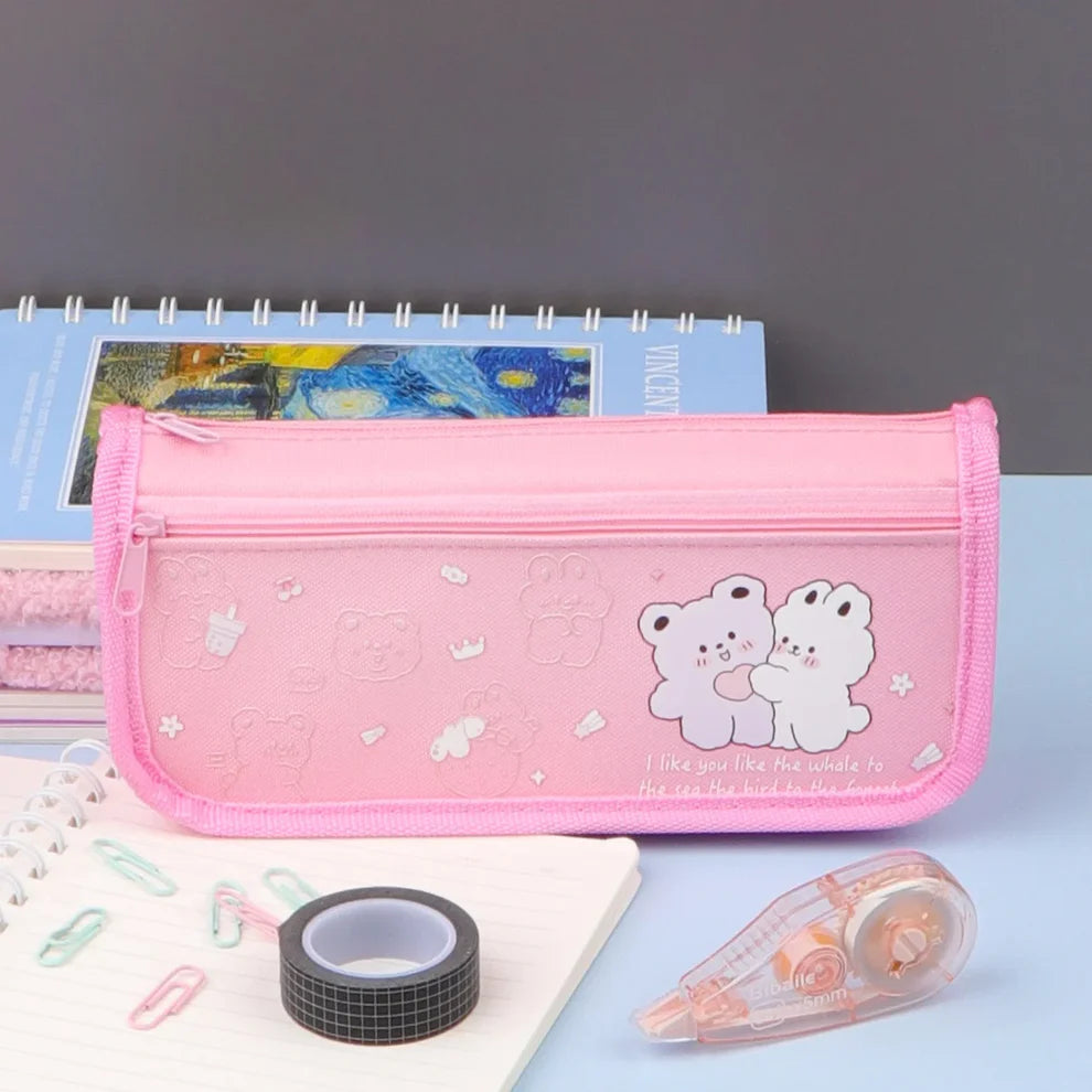 Sanrio Printed Pencil Case – Large Capacity, Cute & Functional Pouch!