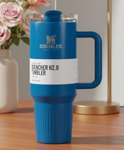 40oz Stanley Vacuum Flask Tumbler - FlowState Lid with Acrylic Straw & Leak-Proof Design