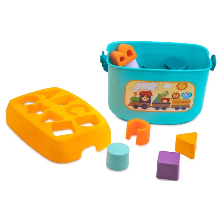 Baby Shape Sorter Toy - ABC & Shape Learning Game for Toddlers 18+ Months, Early Educational Developmental Sorting Toy