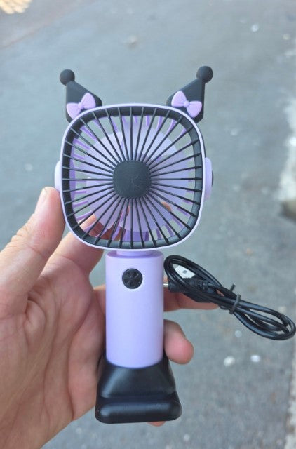 Sanrio Mini Hand Fan – Portable, Rechargeable, and Super Cute!